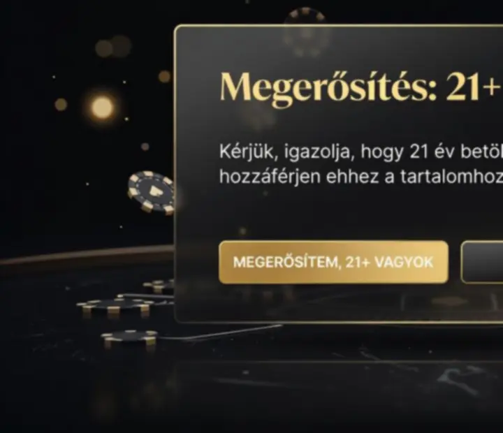 Életkor-ellenőrző felület a Terpont weboldalán